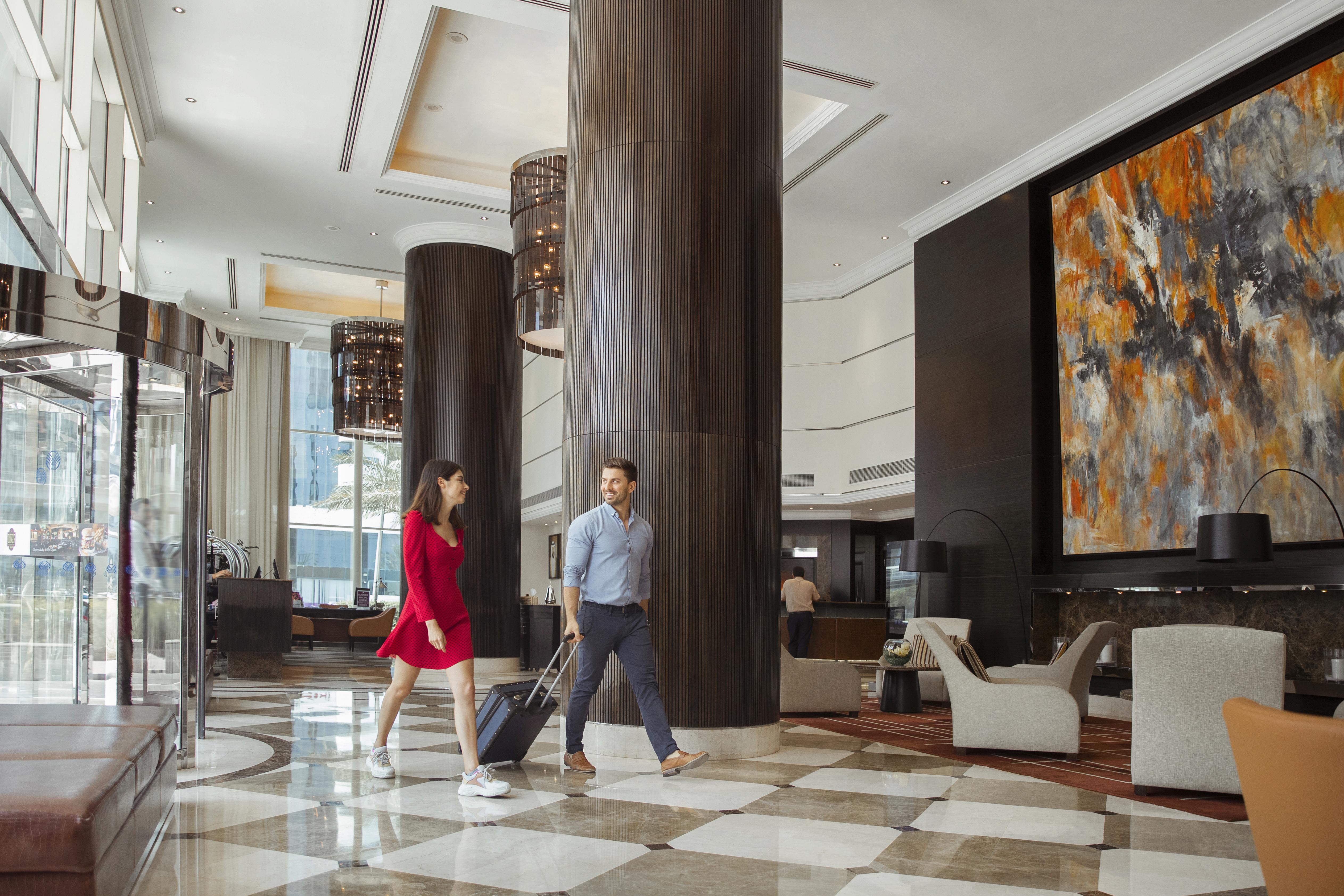 Towers Rotana - Dubai Hotel Exterior foto